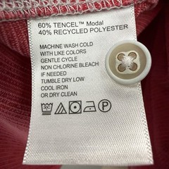 Tommy Bahama Light Red Tencel Polyester Blend Texture Polo Shirt Men’s Size 3XLB