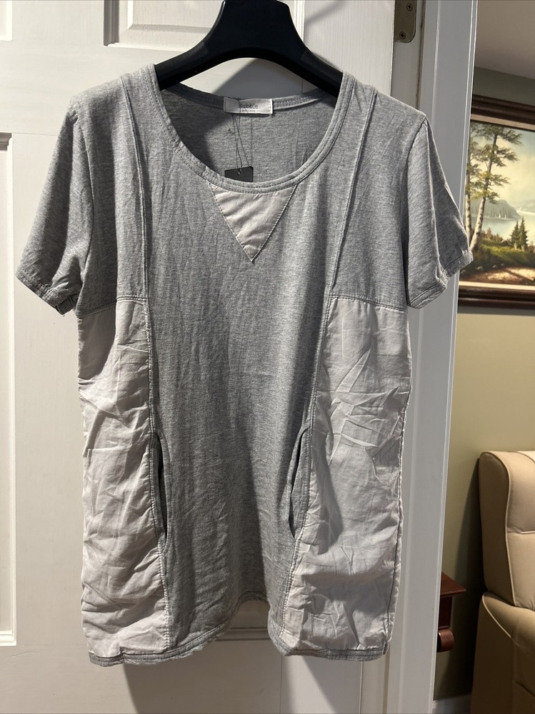 Bubble gusset side patch T-shirt ¥559