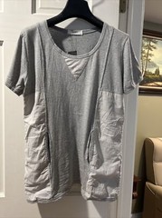 Bubble gusset side patch T-shirt ¥559