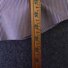Bugatchi Mens Shaped Fit Striped Button Down Shirt Bordeaux Blue S NBF955K81F