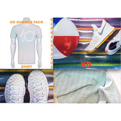 NIKE KD LOGO + ALL OVER PRINT AOP SUMMER PACK SHIRT DURANT SZ M (835753-100)