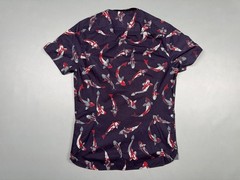 Men’s Ted Baker Fish Pattern Short Sleeve Slim Fit Shirt size S/M