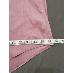 Lands’ End Men’s Light Pink Button-Down Shirt Size 17/34