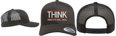 Yupoong Snapback Trucker Embroidered Hat Think While It’s Still Legal.