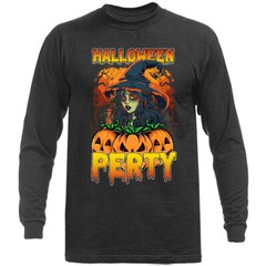 Halloween Costume Spooky Witches Pumpkin Ghost Long Sleeve T-Shirt