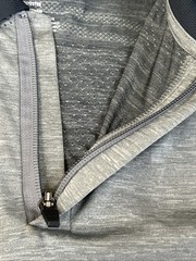 Duluth Performance 1/4 Zip Gray Polo Shirt Golf Mens Sz Medium