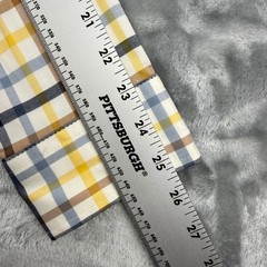 Bob Timberlake Mens Large Plaid Button Down Shirt Yellow Blue 607BTF17-7235W