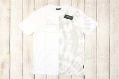 SEAN JOHN TIE DYED WHITE GRAY 2XL 3D GRAPHIC PRINT TEE TSHIRT MENS NWT NEW