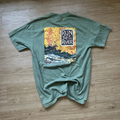 Leavenworth Washington Run of the River Watercolor T-Shirt