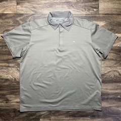 GoRuck American Training Performance Polo Men XL Sage Grey Technical Stretch EUC
