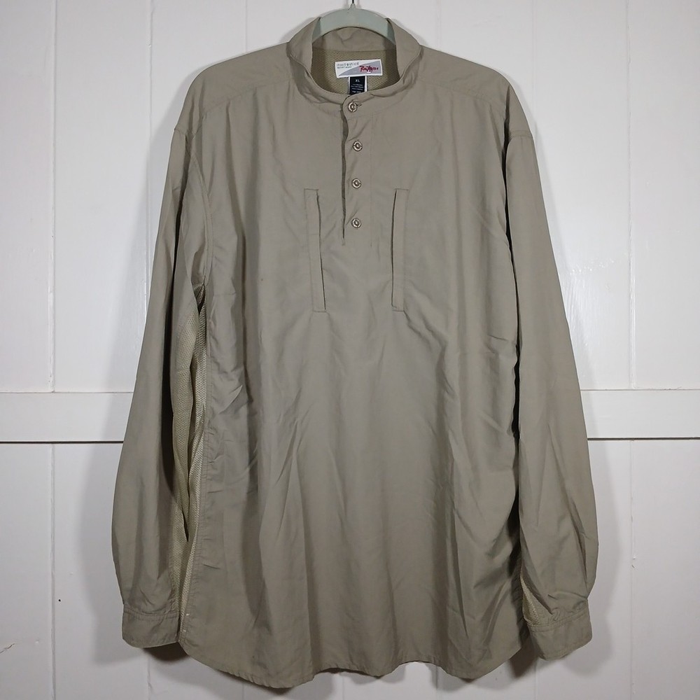 RailRiders Shirt Insect Shield Pullover Hiking Fishing Vented Men’s XL Gorpcore