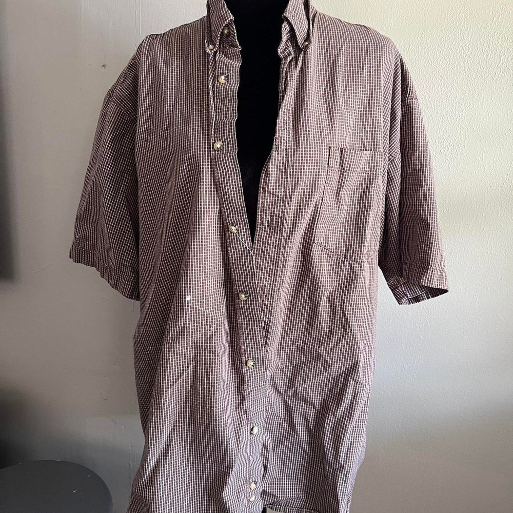 Wrangler gingham work shirt