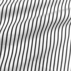 Men’s Elvis Style High Open Button Down Collar Stripes Custom Made Preppy Shirt
