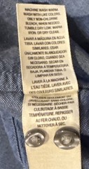 Good threads Men’s Blue Medium Chambray Button Down Shirt Long Sleeve Casual Top