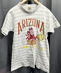 Vintage 90s ARIZONA SUN DEVILS Single Stitch Tee L USA ASU
