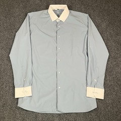State & Liberty Stretch Performance Long Sleeve Shirt Button XL Blue White