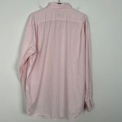 Stenströms Fitted Body Pink Button Down Shirt Mens Size 17 43 Twofold Cotton