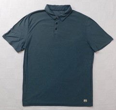 Vuori Men’s Medium M Strato Tech Polo Shirt Stretch Blue Performance V188