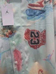 Nike Air Jordan Essentials Button Up Mesh Shirt Men’s Size Medium Jumpman IB3007