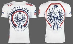 AMERICAN FIGHTER Somerset White Athletic Mens Crewneck T-shirt L-3XL NWT
