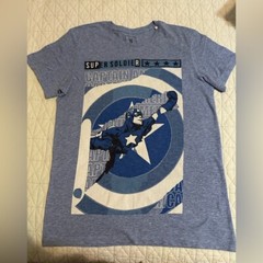 New without tags Free authority Graphic T-Shirt captain America printed cotton