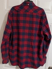Chubbies The Nutter Men’ Medium Dakota Shirt Button Up Red Buffalo Plaid Stretch