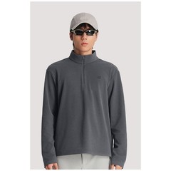 New High Quality Men Solid Color Long Sleeved T-Shirt Half High Neck Undershirt