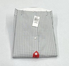 Kenneth Cole Men’s Quick Dry Performance Dress Shirt, Gray, M (15-15.5,34/35)