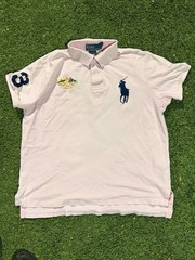 Polo Ralph Lauren Yacht Club Custom Fit Polo Shirt with Big Pony Logo and Number