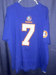 John Elway Hall Of Fame Jersey Shirt NFL Apperal Denver Broncos 2XL