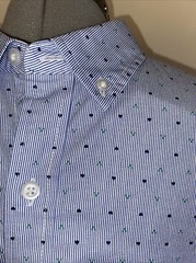 Hawker Rye Stretch Oxford Button Down Size L Pit To Pit 23” L 30” Sleeve 26”