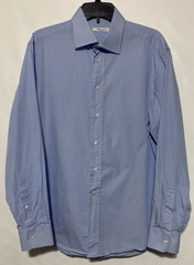 Camicissima Regular Fit Collared Light Blue Dress Shirt Men’s Size 42-16.5