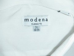 Lot of 2 Men’s MODENA CLASSIC FIT Sz 17 1/2 36/37 TALL LS BF French Cuff Shirts