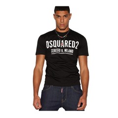 Dsquared2 Men’s Black Ceresio 9 Cool Crew Neck T-Shirt S71GD1058
