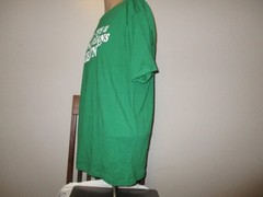LET THE SHENANIGANS BEGIN ST PATRICKS Green T Shirt Large (42-44) FREE SHIPPING