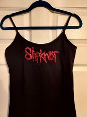 Slipknot shirt Slipknot tank top Pick any size Red Glitter Adjustable Straps