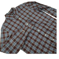 Ralph Lauren Mens Button Down Long Sleeve Plaid Shirt M Blue Red Green Yellow