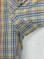 Duluth Trading Co Mens L Tall Short Sleeve Button Down Plaid Shirt Large Tall LT