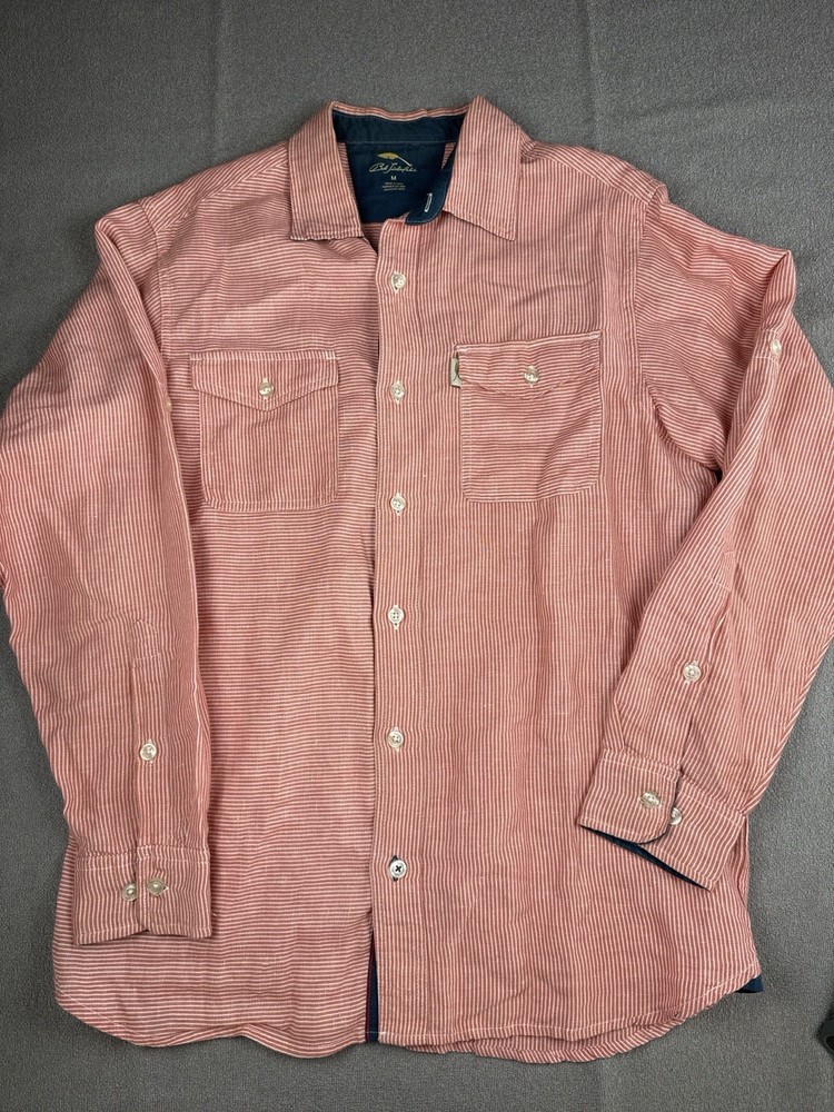 Bob Timberlake Medium Button Down Shirt Heavy Cotton Blend Casual Workwear