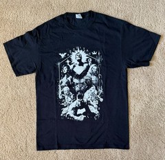 ZACK SNYDER JUSTICE LEAGUE DC TREE OF LIFE CHARITY BLACK GRAPHIC T-SHIRT 2XL XXL