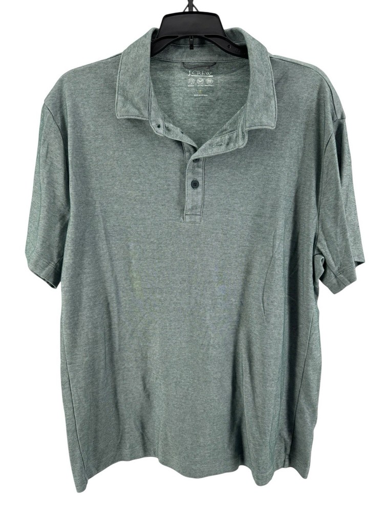 J.Crew Men’s Coolmax Technology Performance Polo Short Sleeve Shirt Size Large