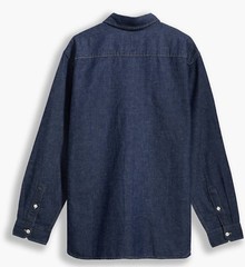 AUTHENTIC LEVI’S JACKSON WORKER HEMP RINSE BUTTON DOWN DENIM SHIRT 195730135