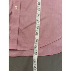 Lands’ End Men’s Light Pink Button-Down Shirt Size 17/34