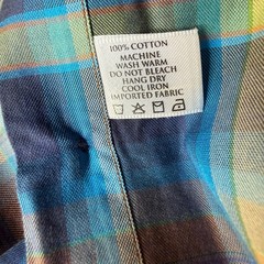 Robert Talbott Mens Plaid Button Down Shirt Medium Cotton Event Party Holiday