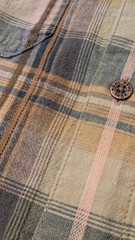 Kuhl Born In The Mountains Plaid Button Up Mens XL Tapered Outdoor Linen Blend