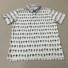 Chubbies Mens Performance Weekend Has Arrived Fly Fishing Lures Polo Shirt L