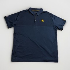Nike NFL On Field Packers Polo 2XL Navy Dri-Fit 865664-419