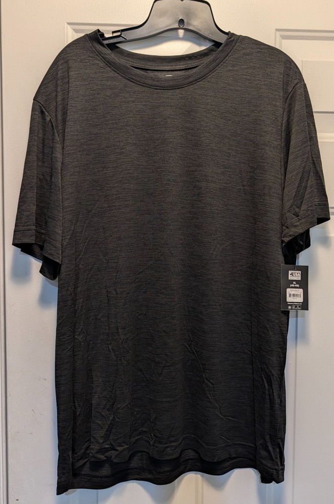 Athletic Works Driworks Quick Dry Tee Shirt Mens XL Short Sleeve Black NWT