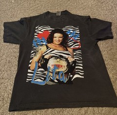 WWF WWE Xtreme Beauty Lita Amy Dumas L Shirt Hardy Boyz Vintage Style