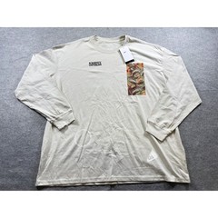 Nike Kyrie Irving Journey Reward T-Shirt Mens XXL Light Bone Long Sleeve Graphic